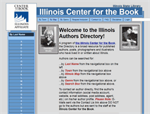 Tablet Screenshot of illinoisauthors.org